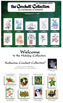 Katherine Crochett Studio: Silk Screen Cards